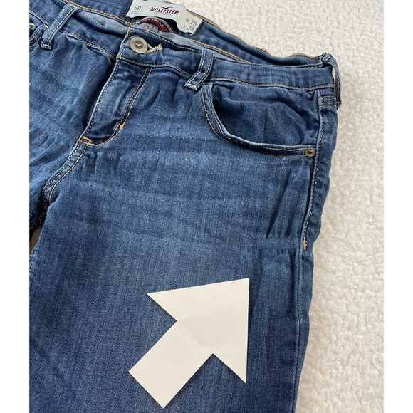 HOLLISTER • Blue Medium Wash SoCal Stretch Straight Leg Jeans, 29 - Picture 13 of 16